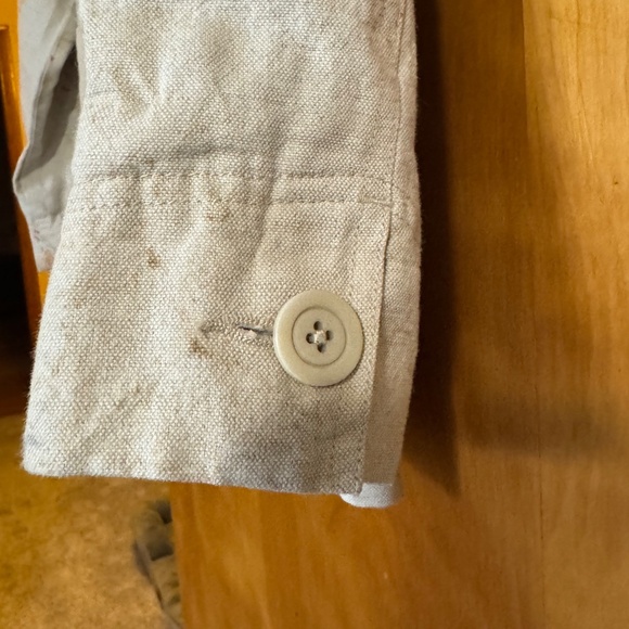 Women's LLBean Lined Cotton Blazer/Jacket -- (PM) - Picture 6 of 7